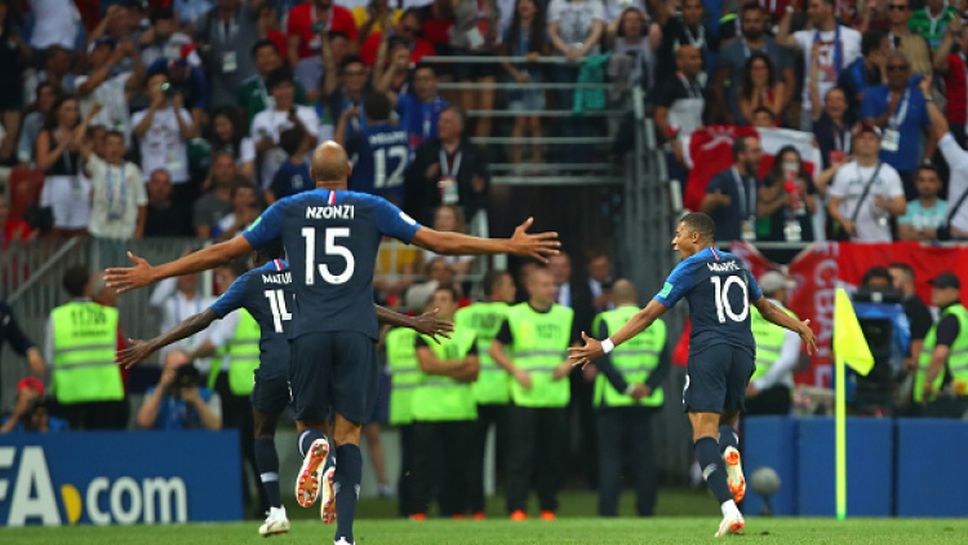 Франция е новият световен шампион след победа в зрелищен финал срещу Хърватия с 4:2