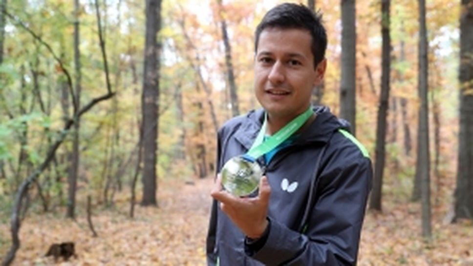 След световното сребро Денислав Коджабашев гледа и към олимпийско отличие в тениса на маса