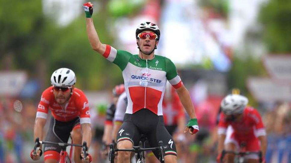 Елиа Вивиани спечели третия етап на Обиколката на Испания