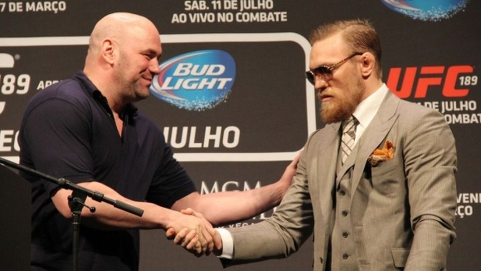 Дейна Уайт: Няма да даваме дял от UFC на Конър