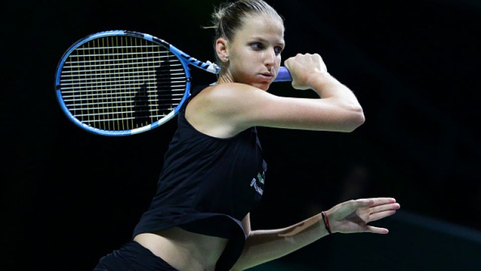 Каролина Плишкова се класира за полуфиналите на финалите на WTA