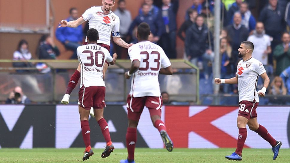 Торино размаза Сампдория като гост, Белоти с два гола