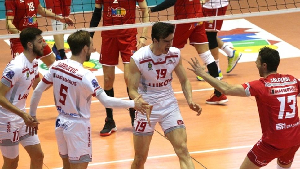 Нефтохимик удари ЦСКА с 5-геймова драма в София в полуфинал №1 (видео + галерия)