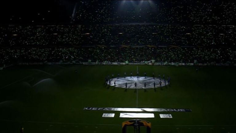 Невероятна атмосфера на "Естадио Бенито Вилямарин" преди Бетис - Милан