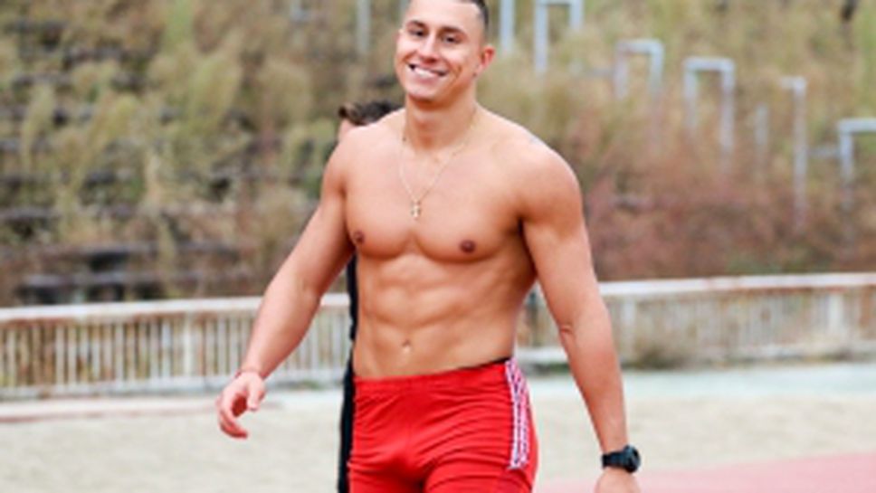 Тренировка на Петър Пеев и Радостина Стоянова