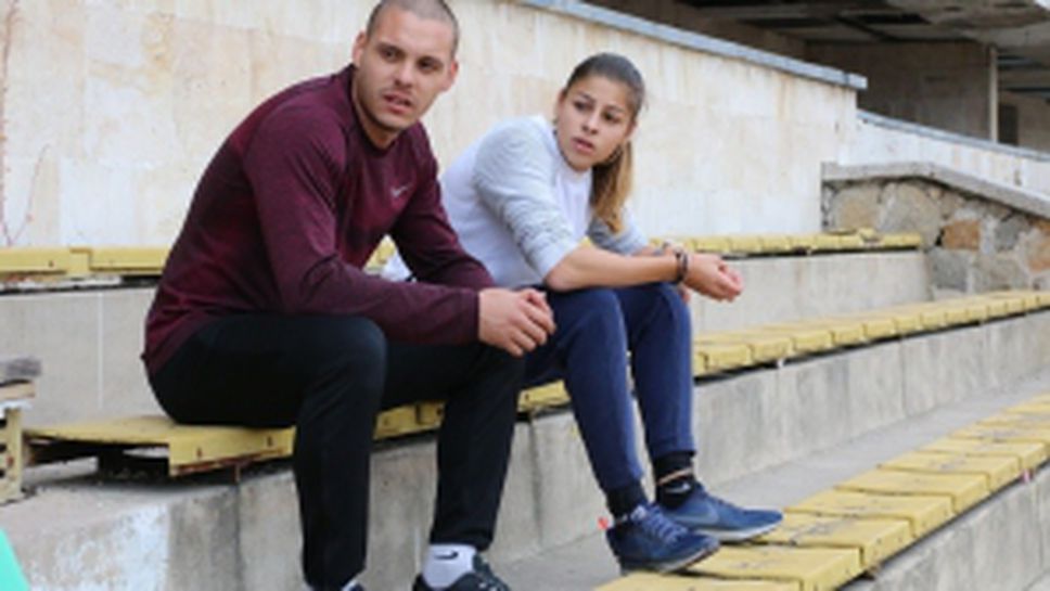 Тренировка на Александра Начева и Георги Цонов