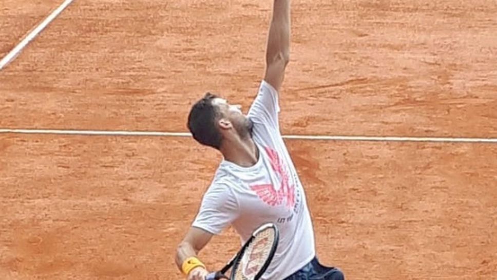 Григор тренира с Джокович в Монте Карло