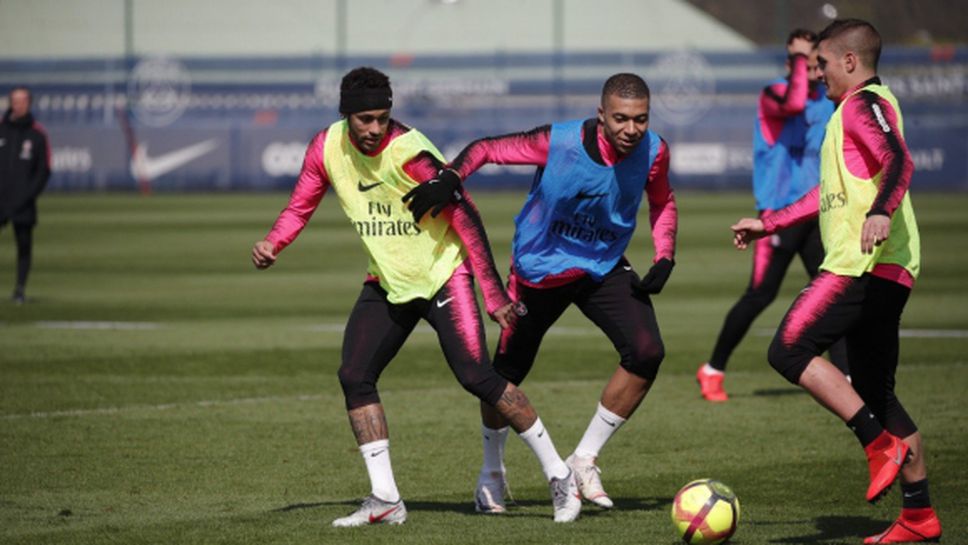 Неймар поднови тренировки с ПСЖ след 3 месеца извън терена