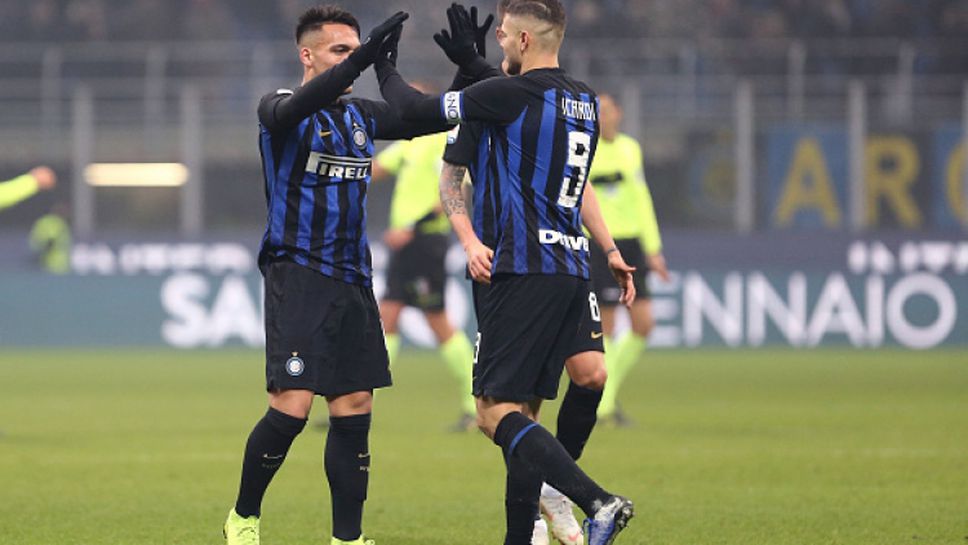 Късен гол на Мартинес донесе победата на Интер срещу Наполи
