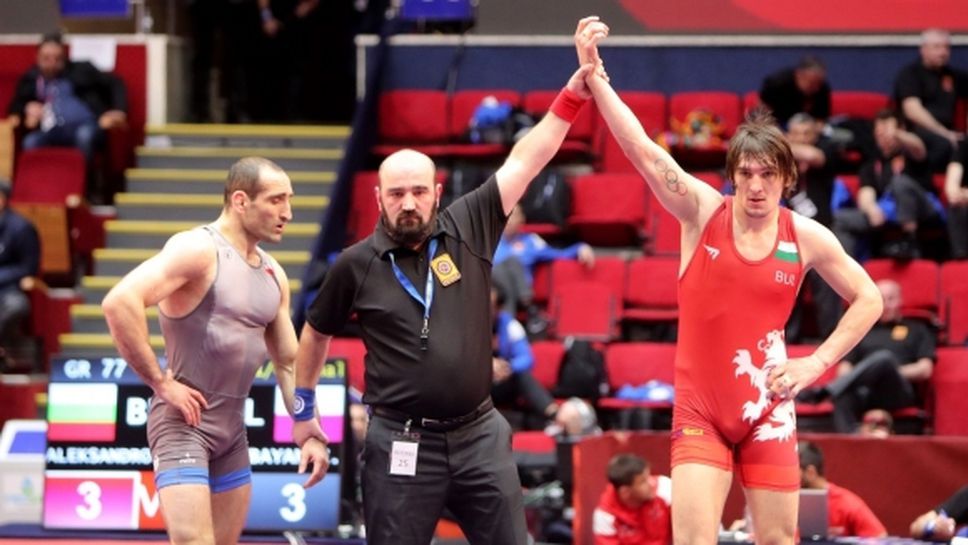 Даниел Александров ще спори за бронза в категория до 77 кг на класическия стил
