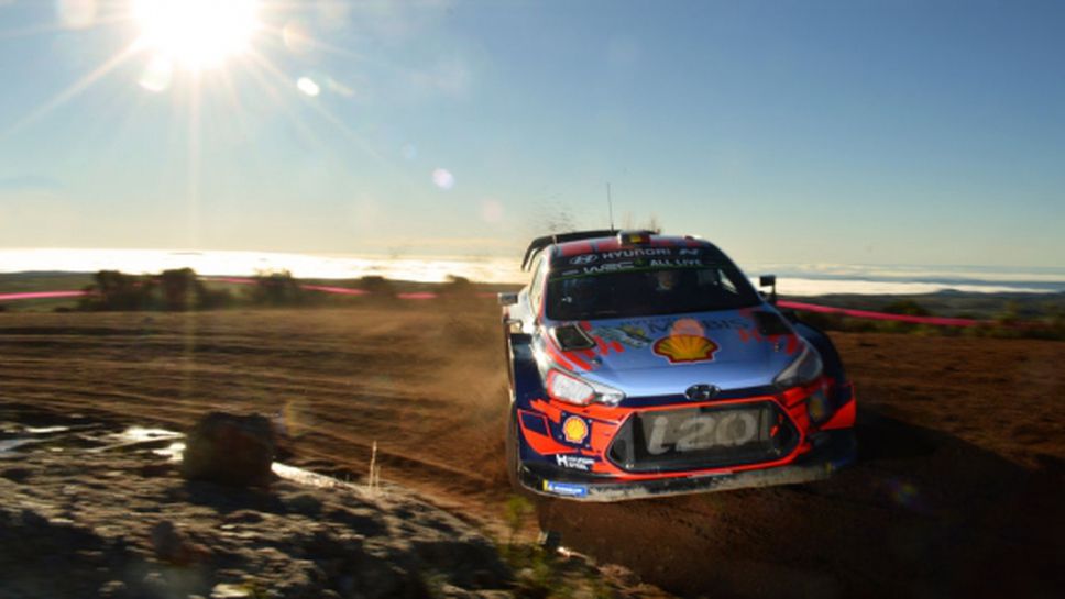 Нювил на крачка от втора победа във WRC за сезона, Танак - аут (видео)