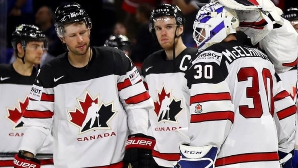 Канада нанесе първа загуба на Германия на СП по хокей