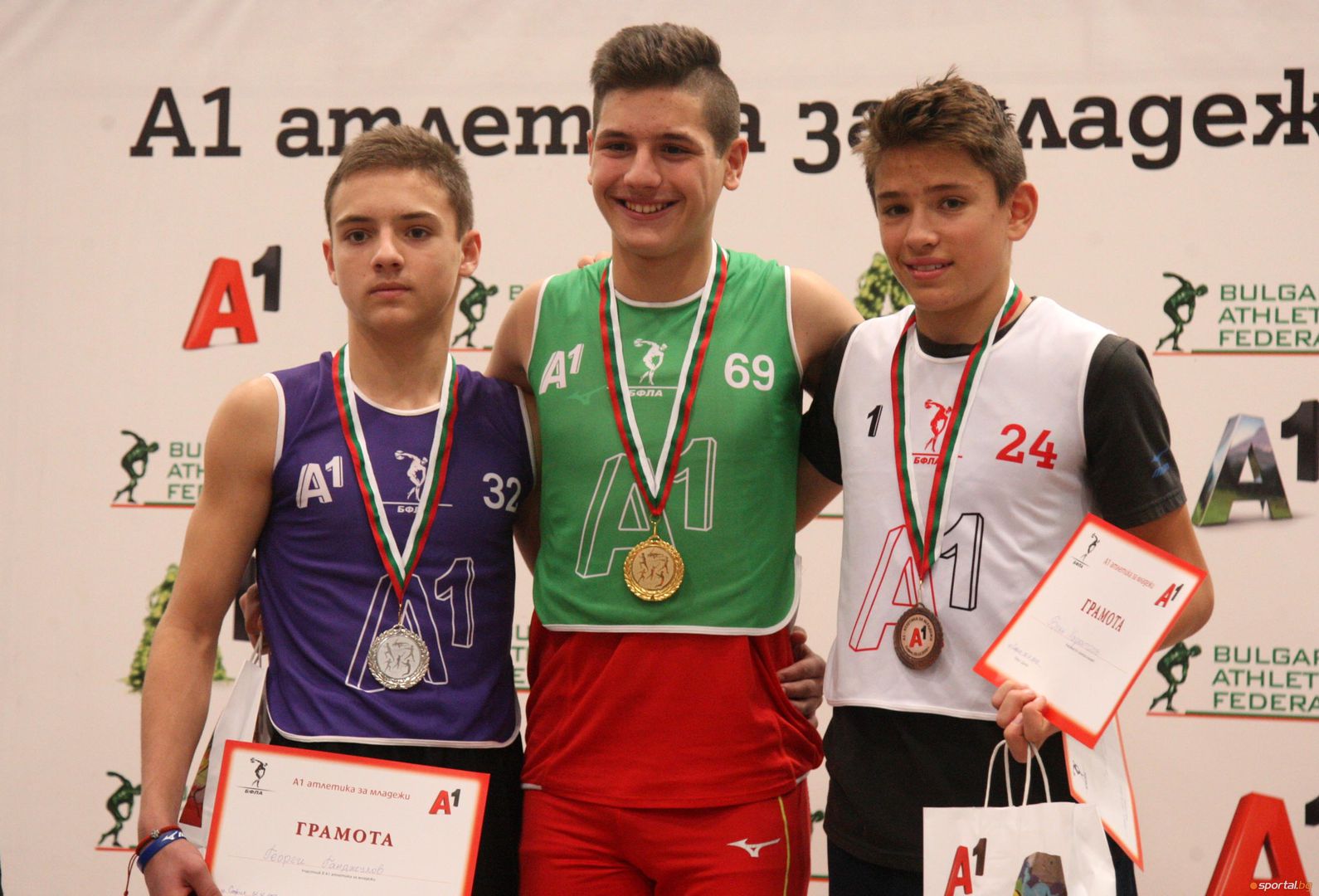 Красен Кралев награди победителите в "А1 атлетика за младежи"