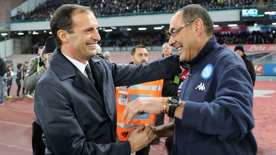 Челси иска компенсация от Ювентус за Сари, спрягат Алегри за “Стамфорд Бридж”