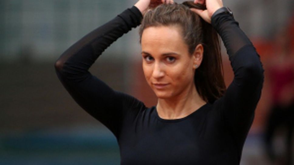 Тренировка на Инна Ефтимова в "Асикс Арена"