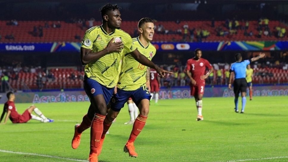 Късен гол прати Колумбия на четвъртфиналите (видео)