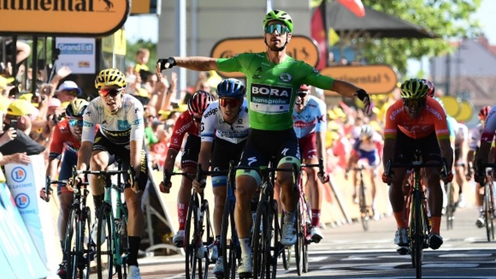 Петер Саган спечели 5-ия етап на "Тур дьо Франс" (видео)