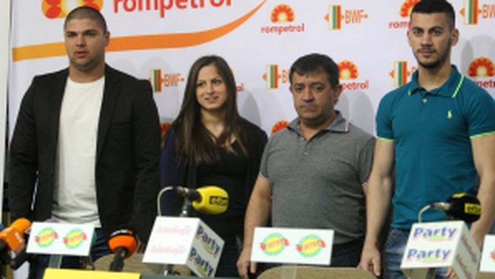 Пресконференция с медалистите от ЕП по щанги