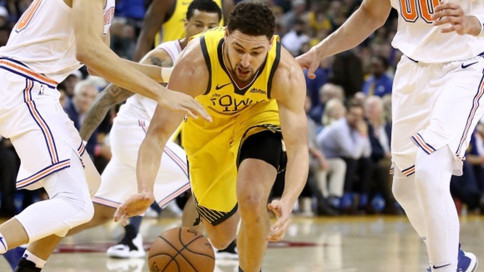 Томпсън си припомни как се вкарва, Голдън Стейт надви Ню Йорк