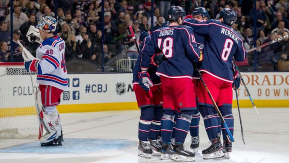 33 спасявания на Александър Георгиев не помогнаха на Ню Йорк Рейнджърс срещу Кълъмбъс