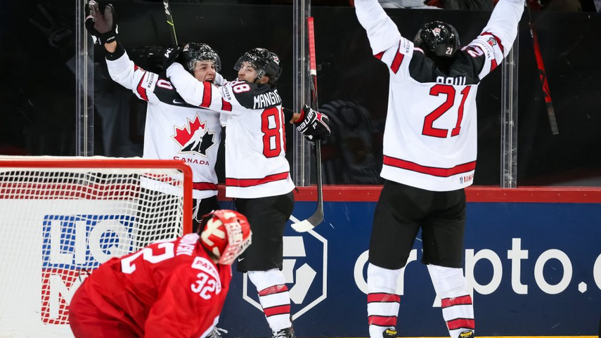 Канада надви Русия в продължението и е на полуфинал на Световното