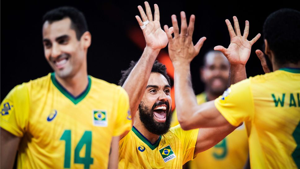 Бразилия не остави шансове на Япония в Римини 🇧🇷🏐🇯🇵