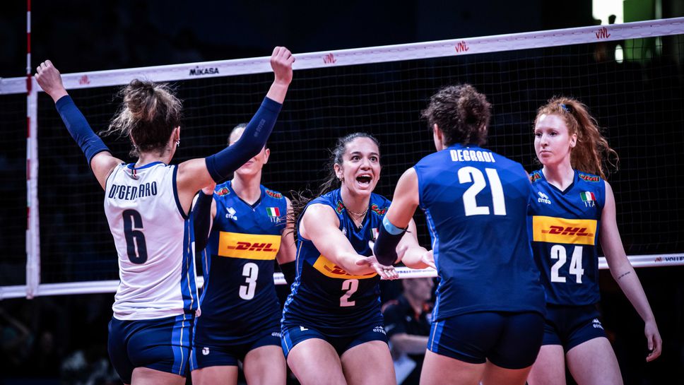 Италия разгроми Нидерландия в Анкара