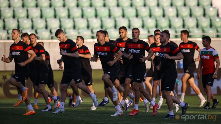 0 Копирано Националният отбор на България проведе тренировка в Гибралтар