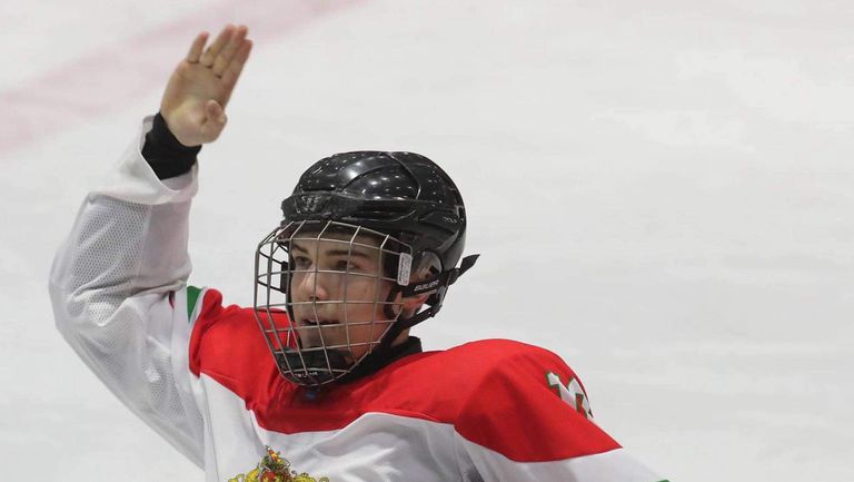 Нино Томов беше избран в драфта на чуждестранните играчи в младежката хокейна лига на Квебек