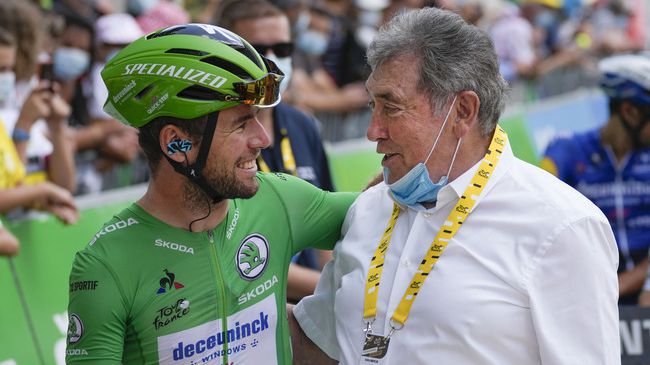 Еди Меркс поздрави Марк Кавендиш за рекорда по етапни победи в Тур дьо Франс
