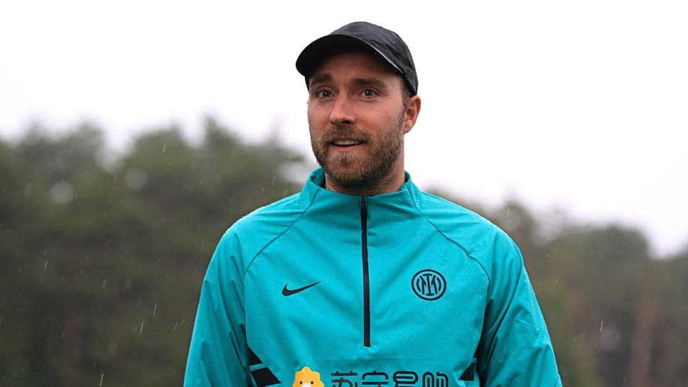 Ериксен се появи на базата, според Интер е в отлична форма