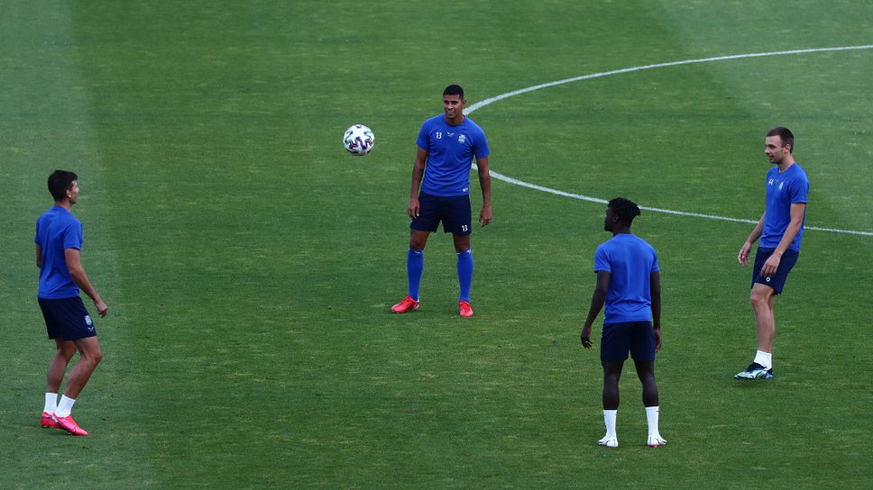 Тренировка на Осиек преди мача с ЦСКА - София