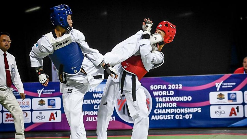 Александра Георгиева остана на победа от медал на Световното по таекуондо в София