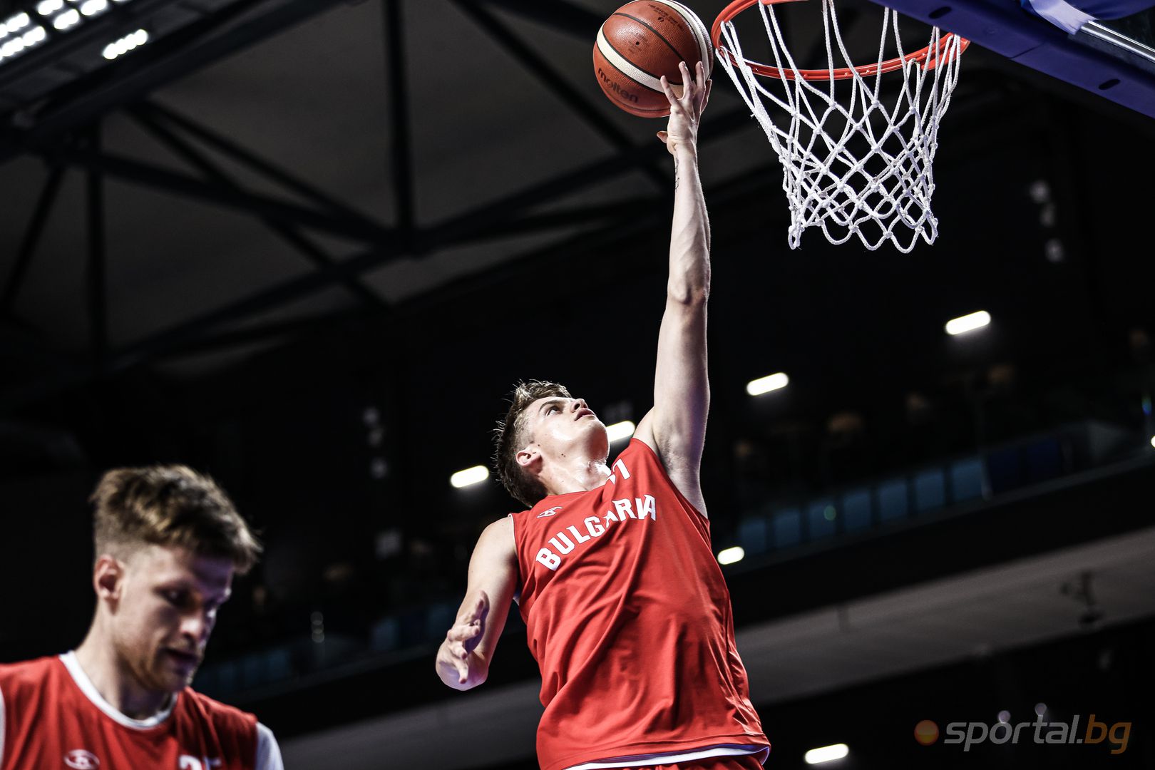 Тренировка на националите по баскетбол