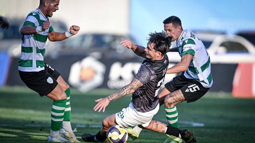 Черно море 1:0 Берое, Лазаров не намери целта от чиста позиция