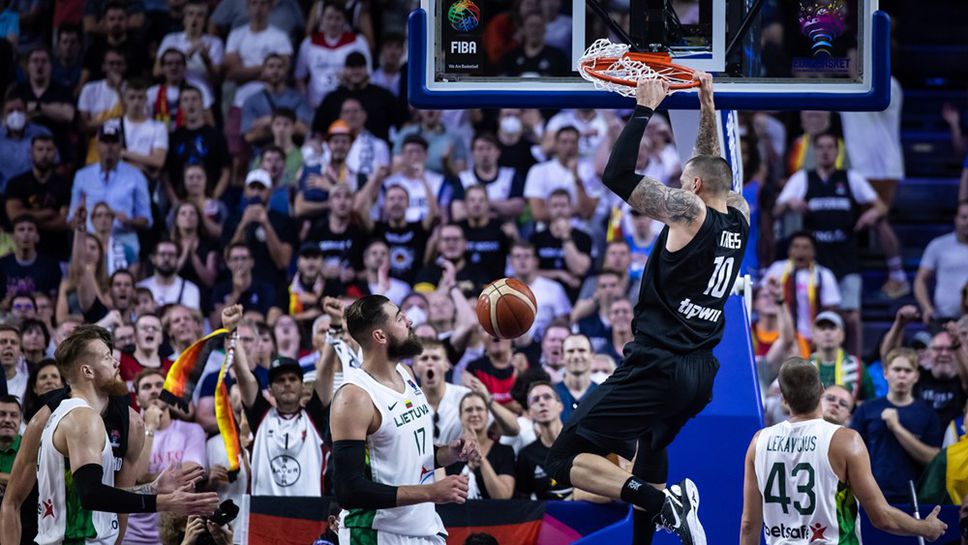 Германия надлъга Литва в спектакъл с две продължения