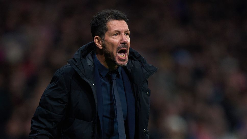 Старши треньорът на Атлетико Мадрид Диего Симеоне е вдигнал скандал