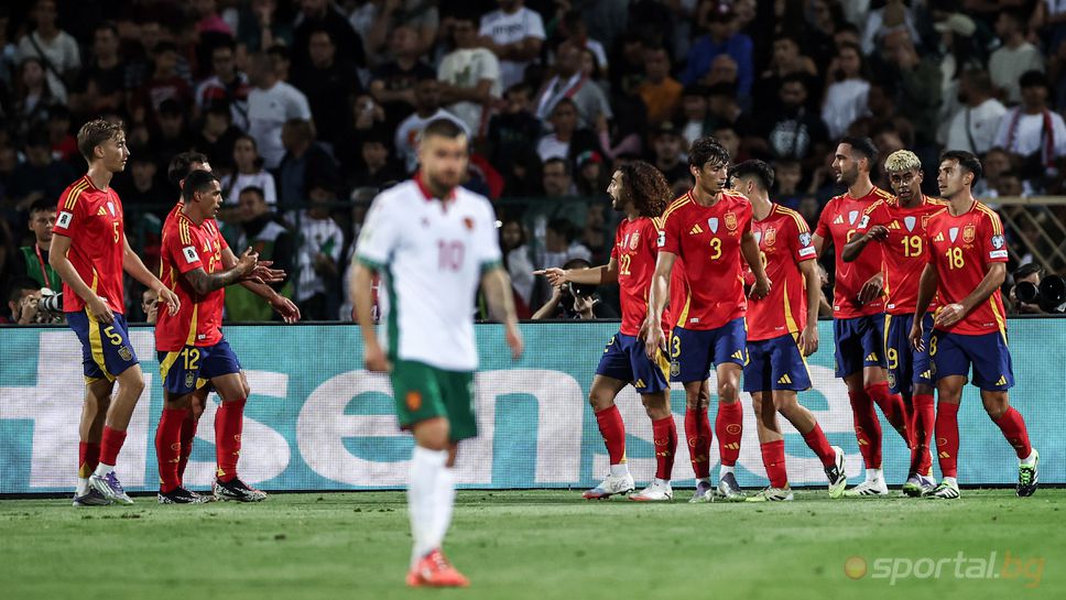 Испанските медии проявиха снизходителност към тежката загуба на България