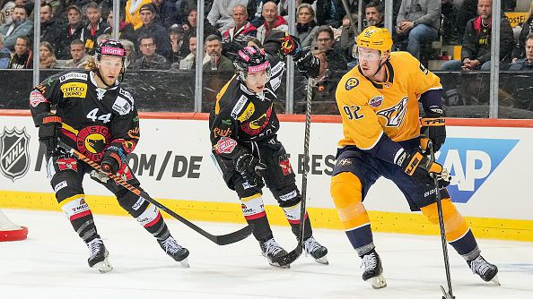 Нешвил надви Берн с 4:3 в първия мач на тим от НХЛ в Европа от 2019 г.