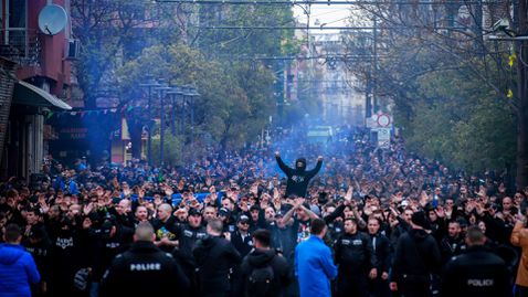 Феновете на Левски също организират шествие за дербито с ЦСКА - София