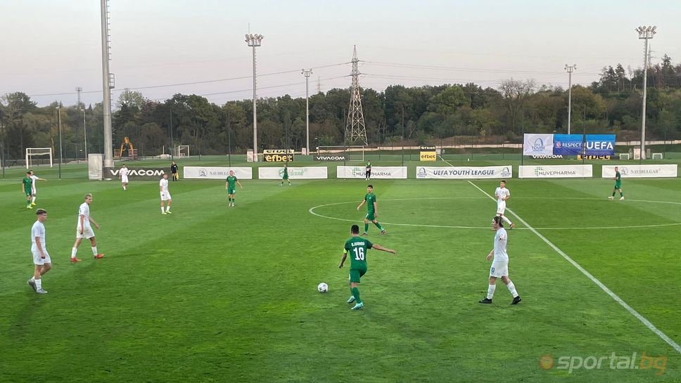 Лудогорец излъга Динамо (Минск) с късен гол в Младежката Шампионска лига