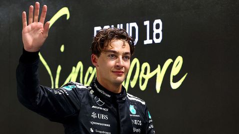 Ръсел: Страхотно е да съм на полпозишън