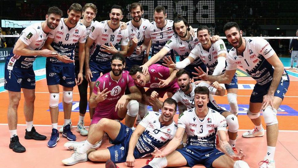 Пиаченца обърна Модена и поведе в класирането в Суперлигата на Италия 🏐