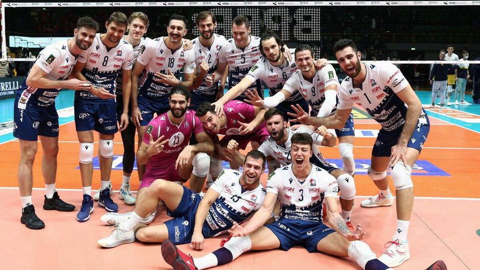 Пиаченца обърна Модена и поведе в класирането в Суперлигата на Италия