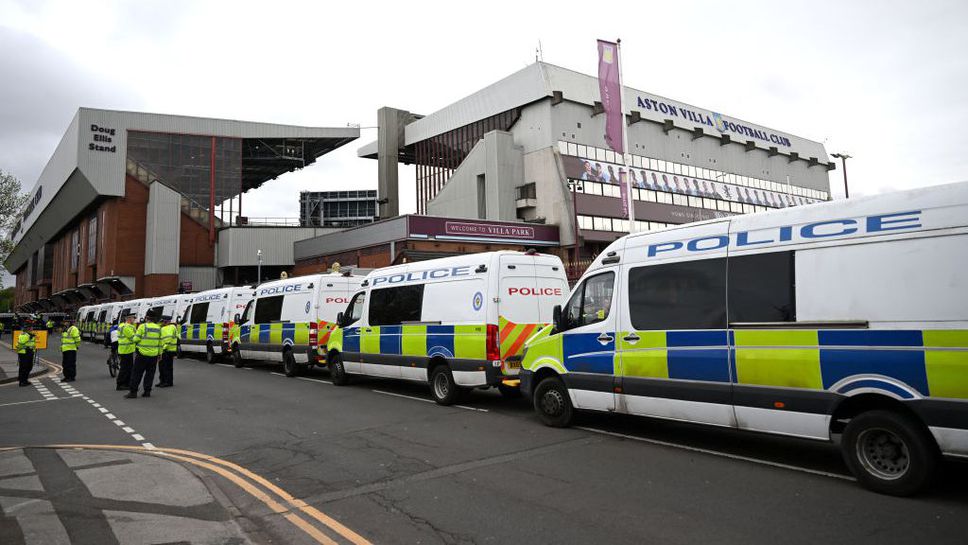 Английската полиция с безпрецедентни мерки за сигурност за мач, който ще е без гостуващи фенове