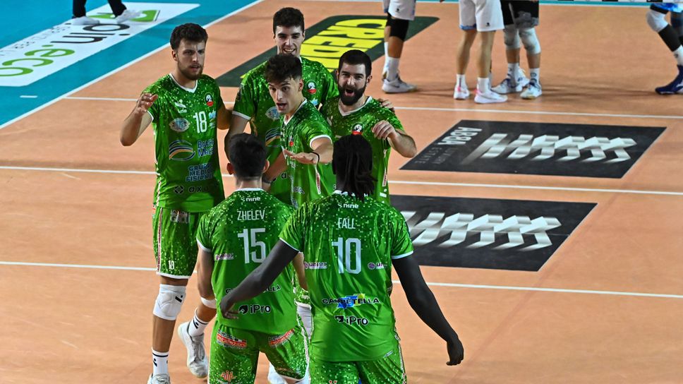 Националите Руси Желев и Денис Карягин записаха първа загуба в италианската Серия А2 с