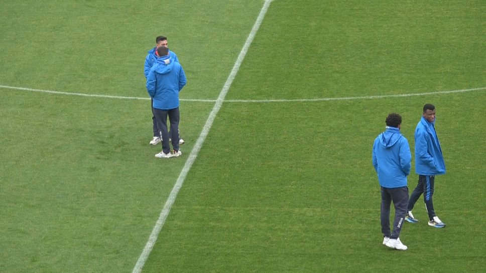 "Зелени" и "сини" опитаха терена преди мача за Купата в Разград