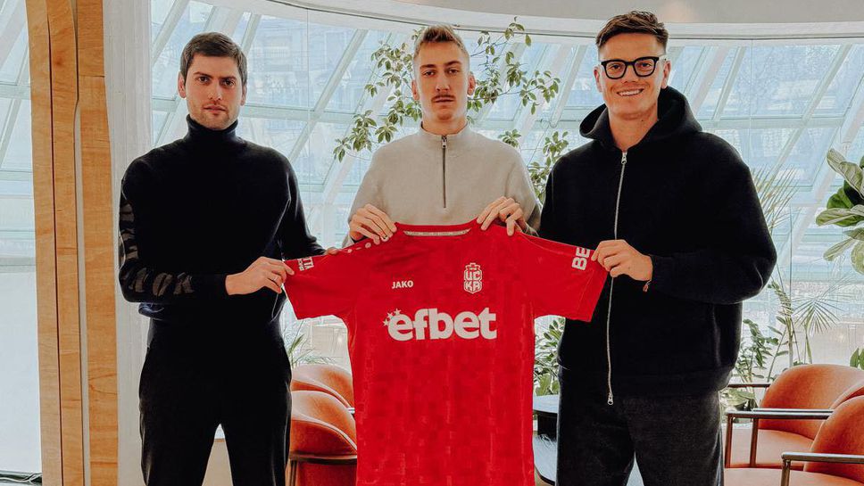 Цветомир Найденов представи новия халф на ЦСКА 1948