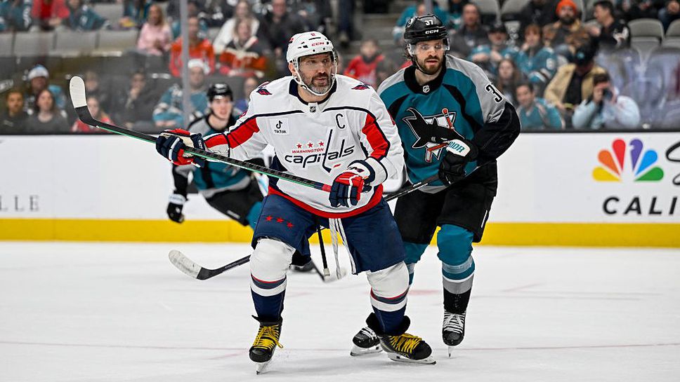 Александър Овечкин вкара два гола при победа на Вашингтон срещу Сан Хосе