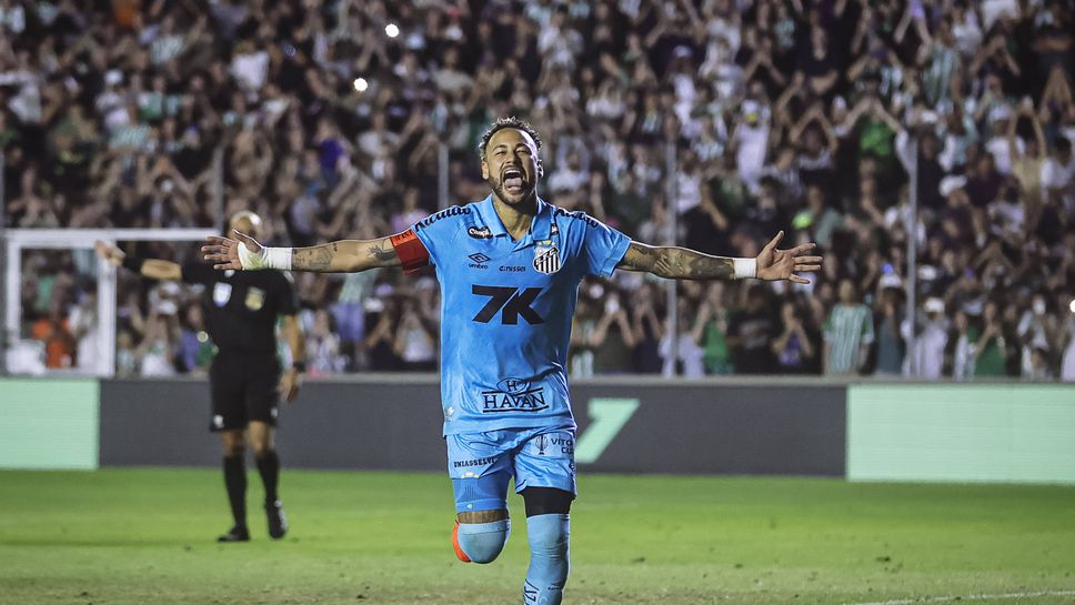 Неймар заби хеттрик за Сантос в един от най-важните моменти от Бразилейро Betano